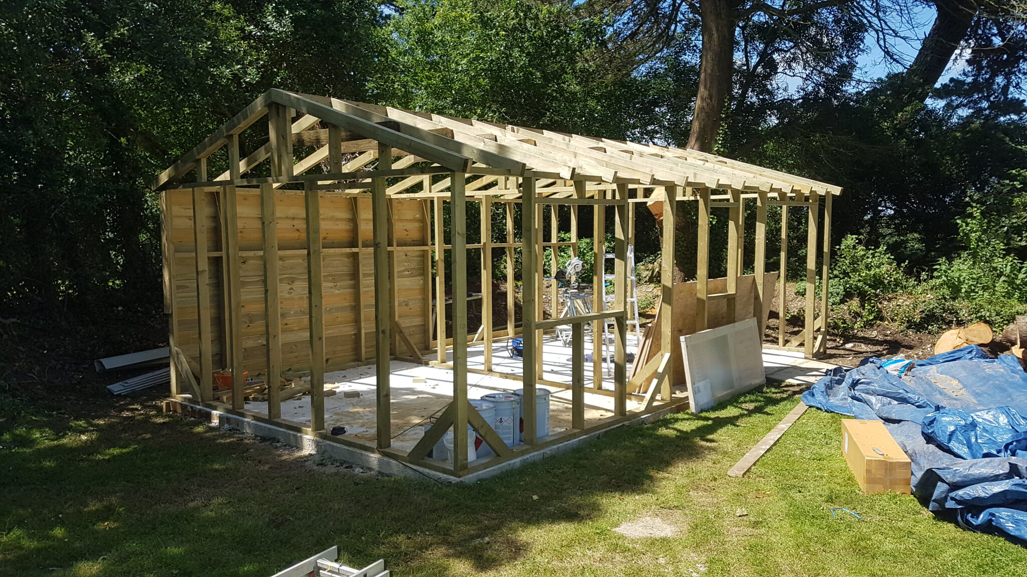 Garden Offices Cornwall Bespoke structures built on site